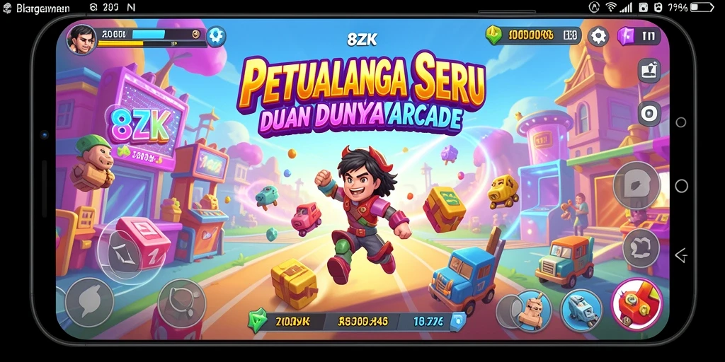 Screenshot gameplay 8ZK menampilkan aksi seru dengan grafis yang menakjubkan.