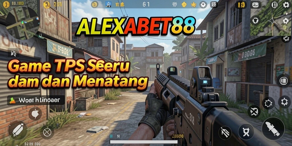 Tampilan dinamis gameplay TPS ALEXABET88 yang mendebarkan.