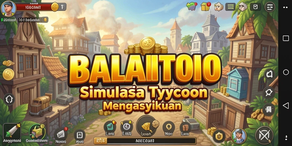 Screenshot gameplay BALAITOTO yang menampilkan keseruan mengelola bisnis Tycoon.