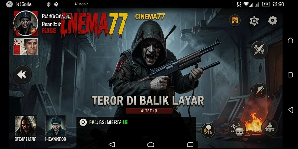 Gameplay mencekam dalam <strong>CINEMA77</strong> yang membuat jantung berdebar.