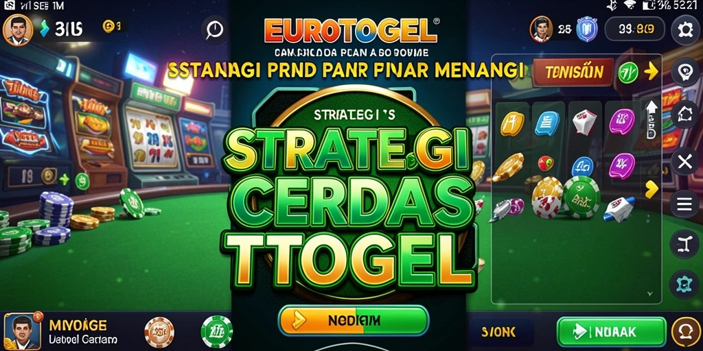 Tampilan gameplay strategis dalam EUROTOGEL yang menarik.