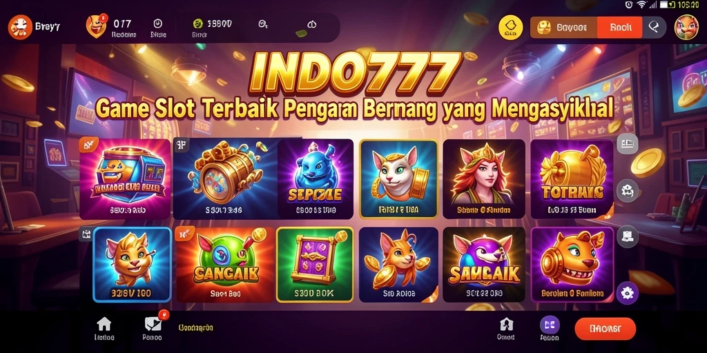 Tampilan gameplay menarik dari INDO777 saat bermain Slot.