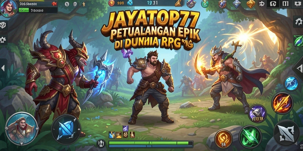 Gameplay menakjubkan dalam JAYATOP77 dengan petualangan RPG yang mendebarkan.