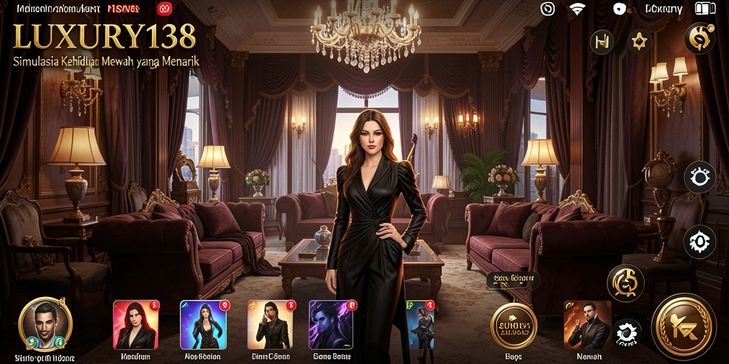 Tampilan gameplay LUXURY138 yang menawan dan interaktif.