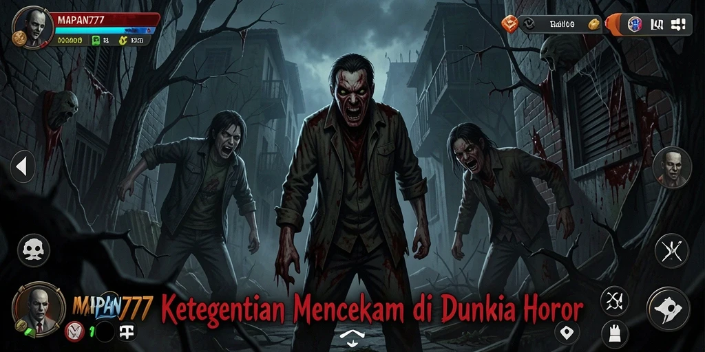 Screenshot MAPAN777 menunjukkan suasana mencekam dan gameplay yang menegangkan.