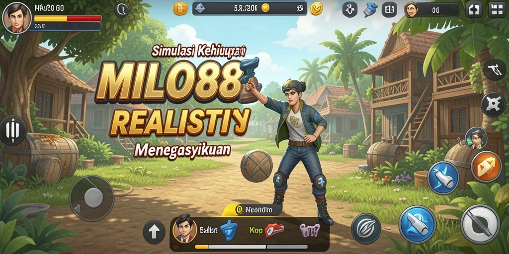Tampilan gameplay <strong>MILO88</strong> yang mengasyikkan dengan berbagai aktivitas kehidupan.