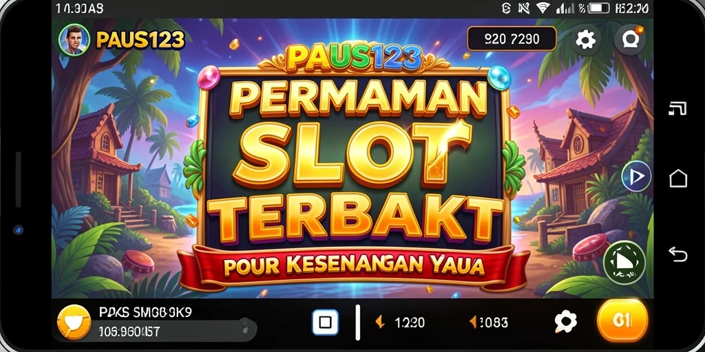 Tampilan gameplay PAUS123 dengan berbagai mesin slot yang menarik.