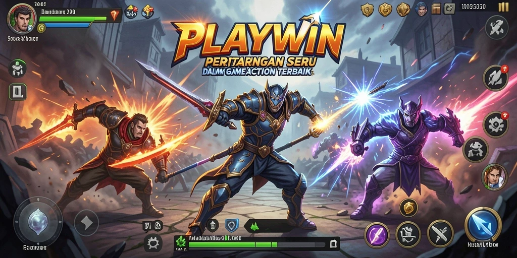 Screenshot dari gameplay intens dalam <strong>PLAYWIN</strong> yang penuh aksi.