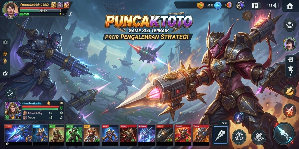 Tangkapan layar PUNCAKTOTO memperlihatkan aksi strategi dalam permainan.