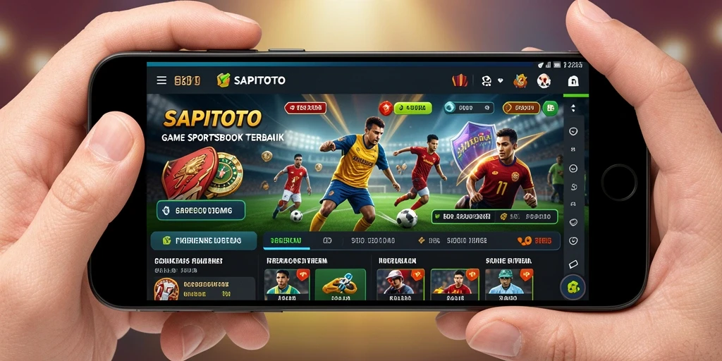 Tampilan gameplay menegangkan dalam aplikasi Sportsbook SAPITOTO.